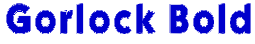 Gorlock Bold 字体